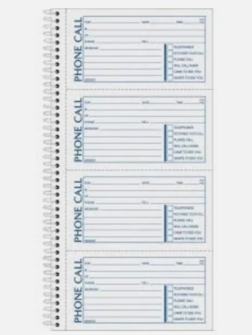 TOPS Office Supplies Phone Message Book Carbonless duplicate 200 set